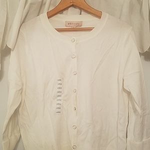 Cream Button Up Cardigan